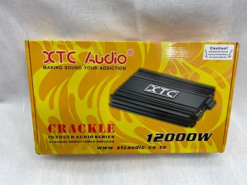 XTC CRACKLE 4CHANNEL 12000W AMPLIFIER