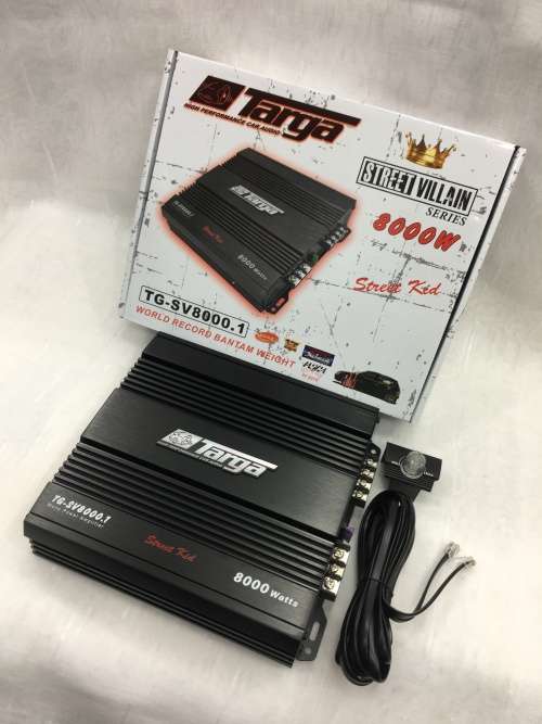 STREET VILLAIN SERIES  TG-SV8000.1 2OHM MONO BLOCK AMP