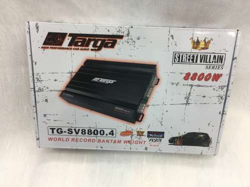 TARGA STREET VILLAIN SERIES TG-SV8800.4 4 CHANNEL 8800W AMP