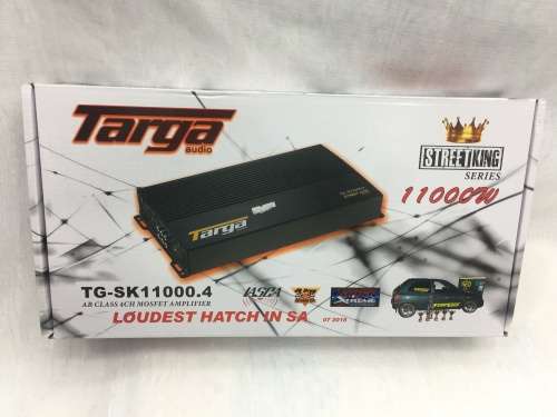 TARGA STREET KING TG-SK11000.4 FALCON SERIES 150X4RMS CHANNEL AMPLIFER