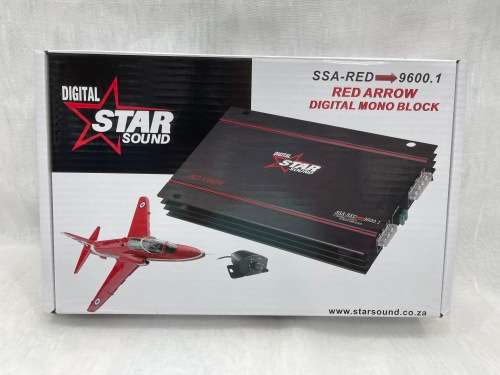 SSA-RED-9600.1 STARSOUND RED ARROW MONO BLOCK AMP