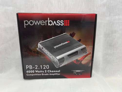 PB2.120 POWERBASS 4000W 2CHANNEL CAR AMP