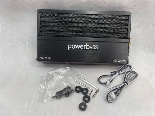 Powerbass PB4800D 5200W Mini 4 Channel Compcat Amplifier