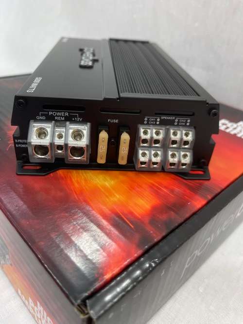 Powerbass PB4800D 5200W Mini 4 Channel Compcat Amplifier