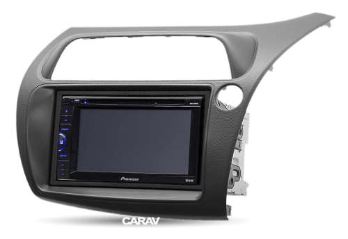 HONDA CIVIC HATCH BACK 2006+2011 RADIO DOUBLE DIN FASCIA TRIM PLATE 11-223