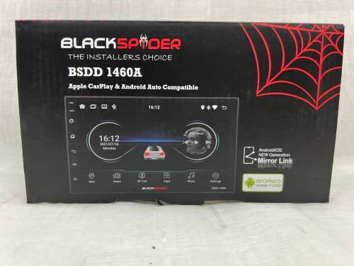 Blackspider BSDD1460A 2DIN Apple Car-Play and Android Auto