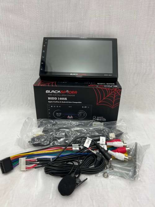 Blackspider BSDD1460A 2DIN Apple Car-Play and Android Auto