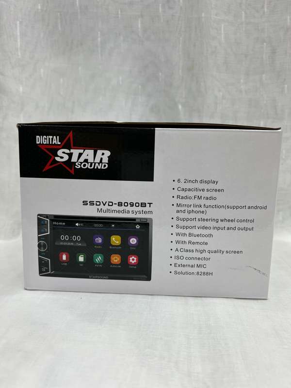 Starsound SSDVD-8090BT DVD Player with Mirrorlink