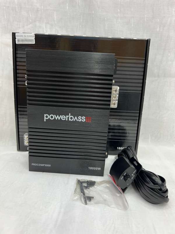 Powerbass Procomp3000 Class D 18 000w full range mono Amplifier (Brazilian series)