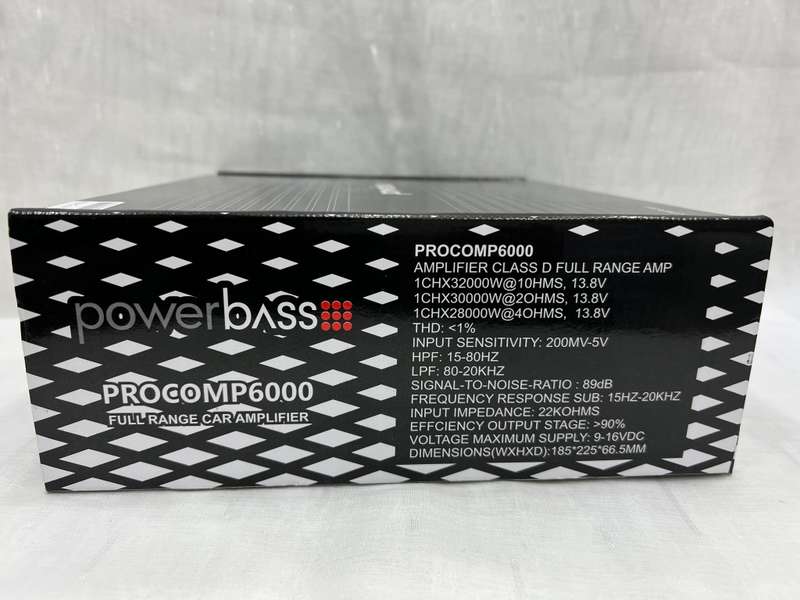 Powerbass Procomp6000 Class D 32 000w full range mono Amplifier (Brazilian series)