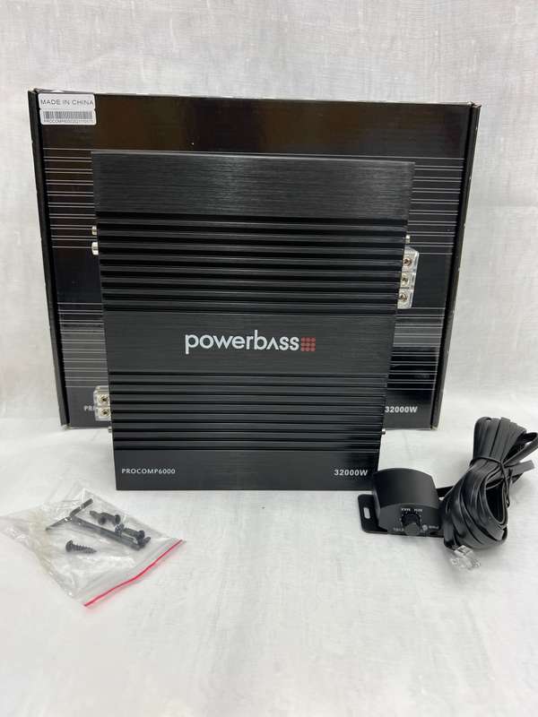 Powerbass Procomp6000 Class D 32 000w full range mono Amplifier (Brazilian series)