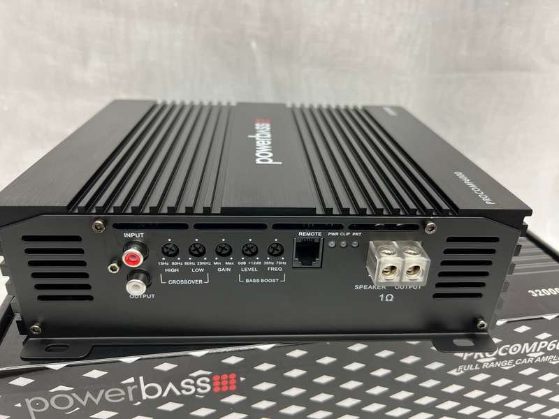 Powerbass Procomp6000 Class D 32 000w full range mono Amplifier (Brazilian series)