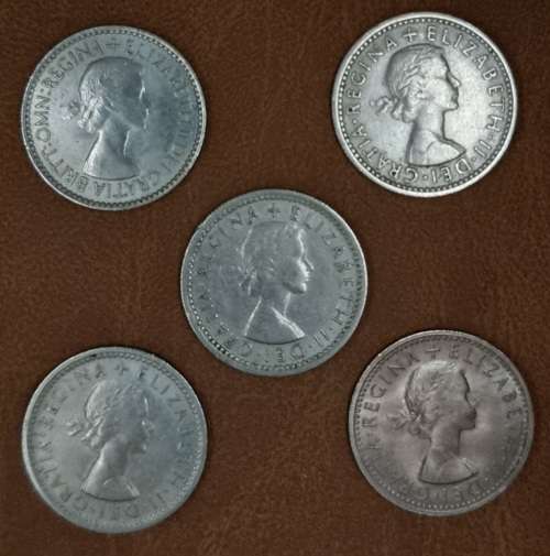Great Britton: Six Pence | 1953, 1957, 1960, 1961 and 1966. One bid takes all.
