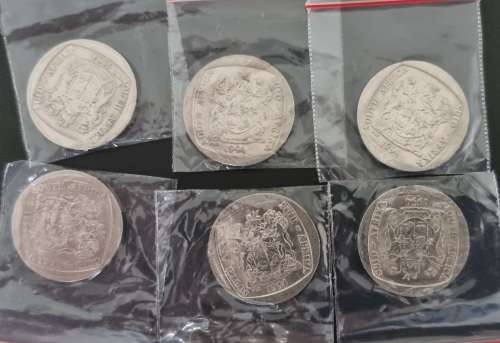 1994 5 Rand **PRESIDENTIAL INAUGURATION** (3rd lot) | bid per coin