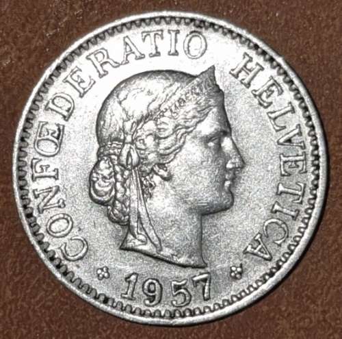 Switzerland: 10 Rappen 1957