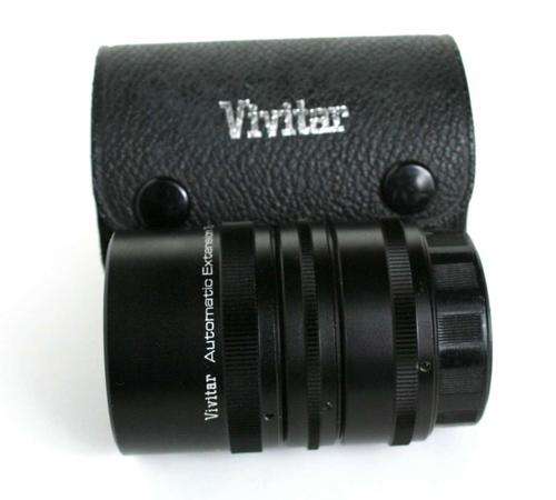 Vivitar Auto Extension Tubes with case