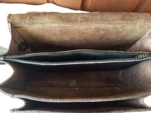 100% GENUINE BUFFALO LEATHER VINTAGE HANDBAG