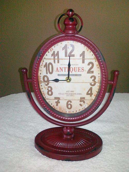 ANTIQUES THEME "VINTAGE LOOK" STANDING CLOCK