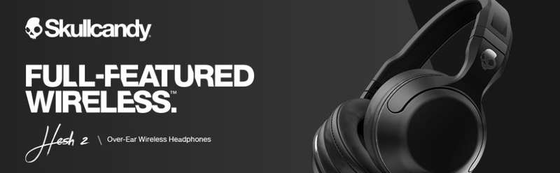 Skullcandy Hesh 2 Bluetooth Wireless Over-Ear Headphones with Microphone