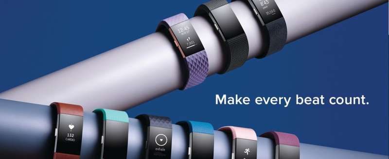 Fitbit Charge 2 Activity Tracker + Heart Rate (Black)