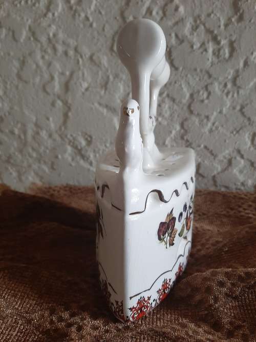 Beautiful vintage porcelain  iron