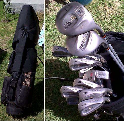 Full set King Cobra Clubs, 2 woods, 2 putters and Bag