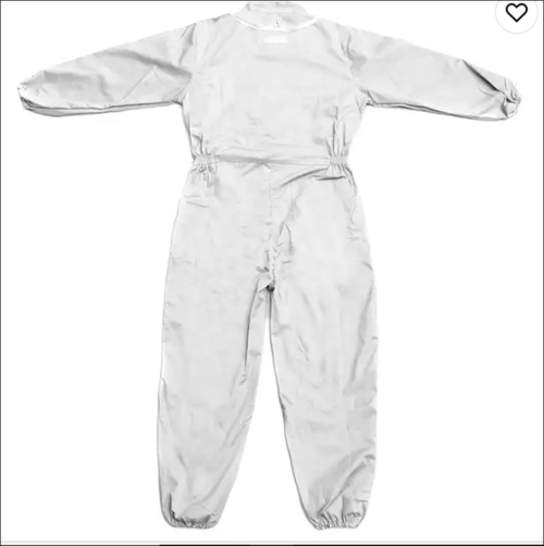 Beekeepers Cotton Full Body Bee Suit with Veil Hood Hat