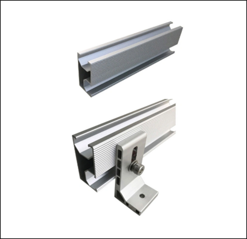 Roof Solar Mounting System-  Aluminium AL6005-T5 Solar PV Rails for Solar Photovoltaic PV