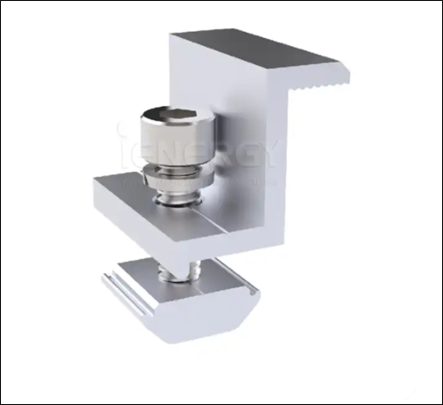 End clamp for solar panel mount rail bracket 30 mm