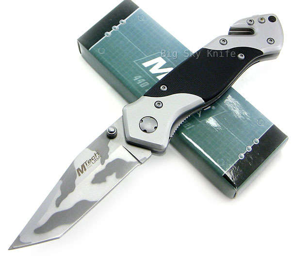 MTech Rescue Knife .Glass Breaker  .Seat Belt Cutter