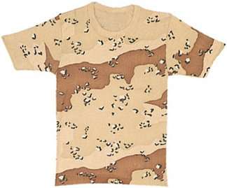 Italian Desert Camouflage T-shirts