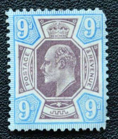 GREAT BRITAIN 1902/1909 KING EDWARD VII 9d - H/M CV R800