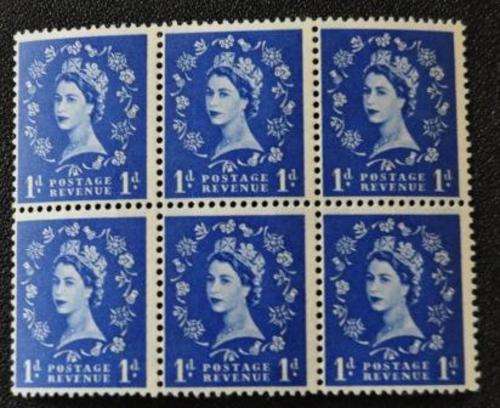 GREAT BRITAIN QUEEN ELIZABETH II 1d BLOCK - M/L/H