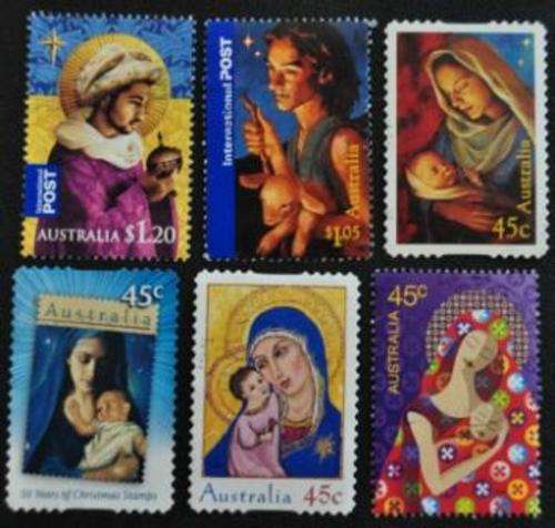 AUSTRALIA CHRISTMAS STAMPS