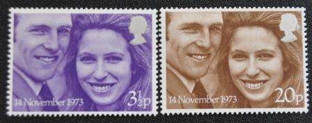 Great Britain 1973 Princess Anne and Mark Phillips - M/S
