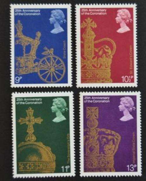 GREAT BRITAIN 1978-  25 YEARS OF CORONATION - M/S