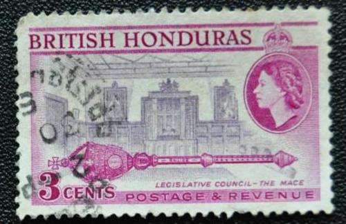 BRITISH HONDURAS - QUEEN ELIZABETH II - U/S