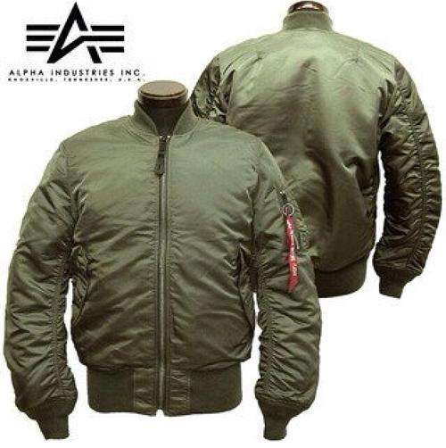 Alpha Industries MA-1 Bomber Jacket (size-L) + Breitling THE BOOK bundle