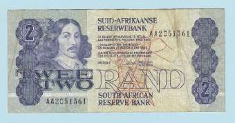 Jan van Riebeeck-2xR2 UNC in Sequins