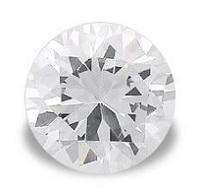 Free Shipping  Cubic Zirconium - AAA Crystal Round Facet -0.04cts