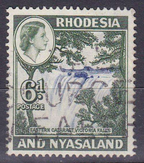 Rhodesia & Nyasaland Victoria Falls Fine Use