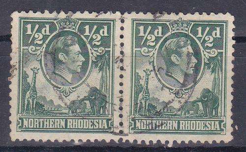 Northern Rhodesia-King George VI-Fine Use