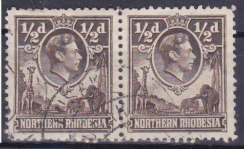 Northern Rhodesia-King George VI-Fine Use