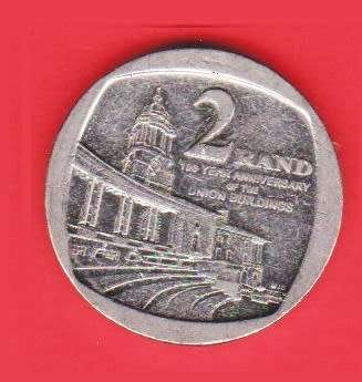S.A 100 Years Anniversary Union Buildings R2 Coin 2014