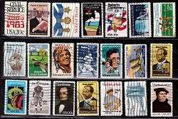 USA 21 Stamps (Bid per Stamp
