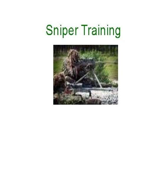 Sniper Training