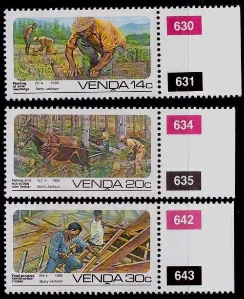 Venda -Forestry 1986  CV R25.00