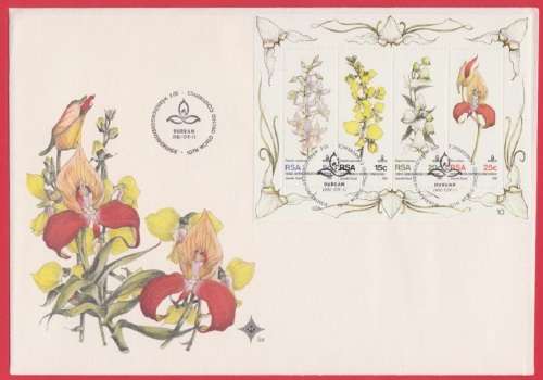 SA Large FDC - S.8 Orchid Conference Durban