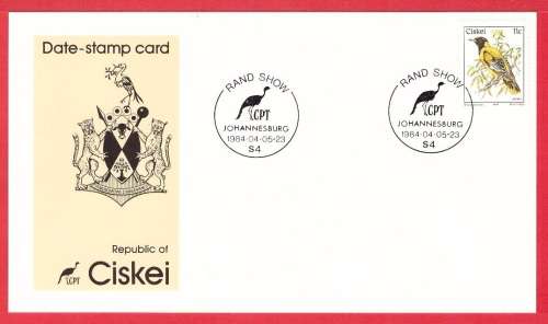 Ciskei Date-stamp card S4