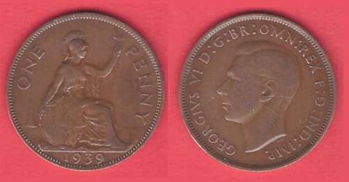 Great Britain Penny 1939